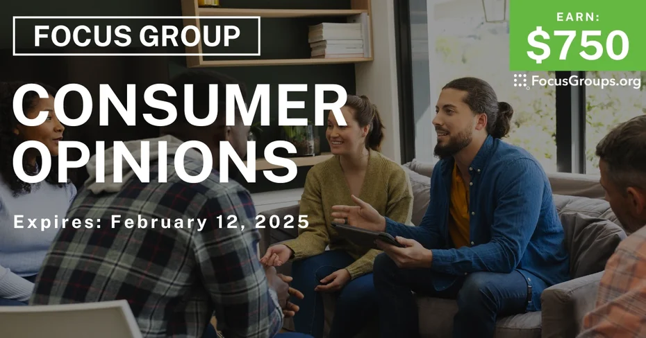 Focus Group in SF on Consumer Opinions