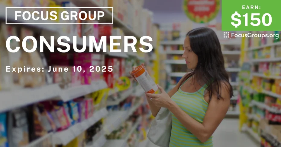 Focus Group in Boston for Consumers