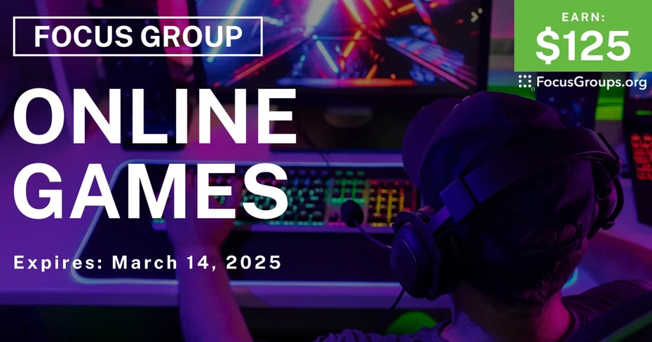 Focus Group in SF on Online Games