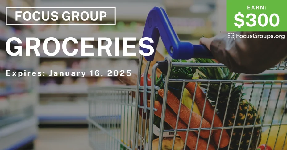 Focus Group in Chicago & SF on Groceries