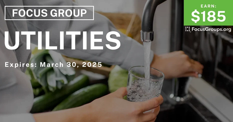 Focus Group in Sunnyvale & Fresno on Utilities