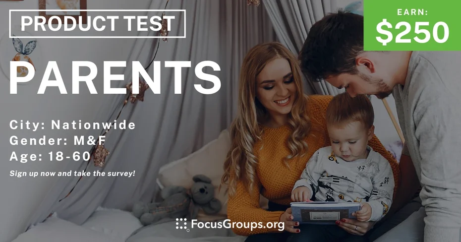 Product Test for Parents