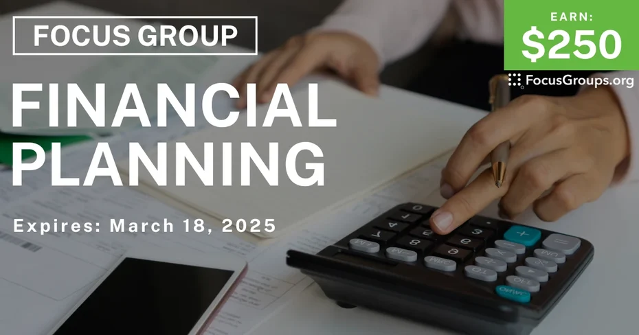 Focus Group in Chicago on Financial Planning