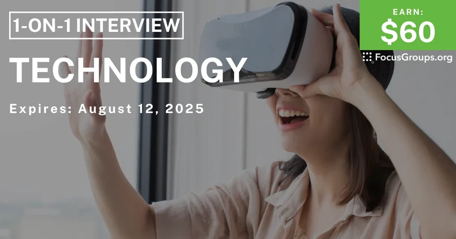 Research Study on Technology - $60