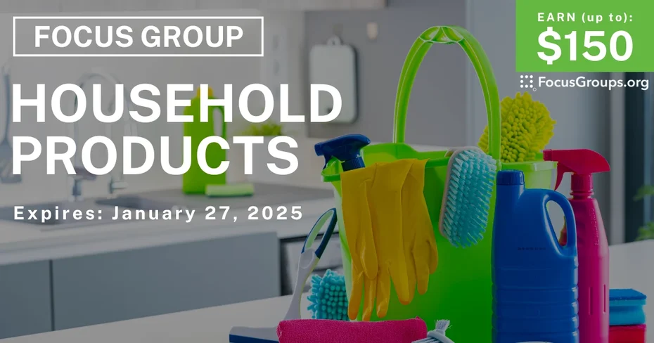 Focus Group on Household Products