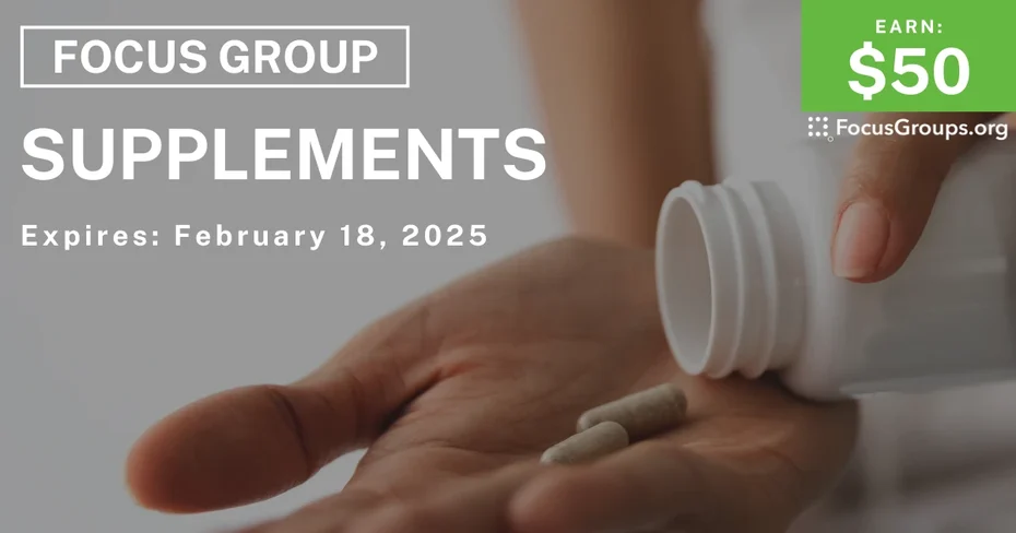 Focus Group on Supplements