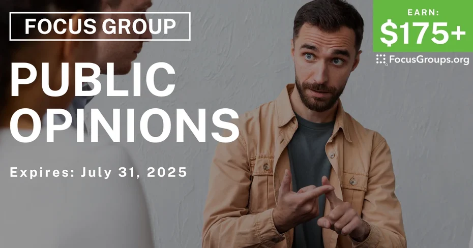Focus Group in Irvine on Public Opinions