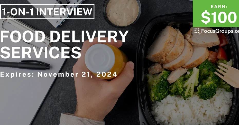 Research Study on Food Delivery Services