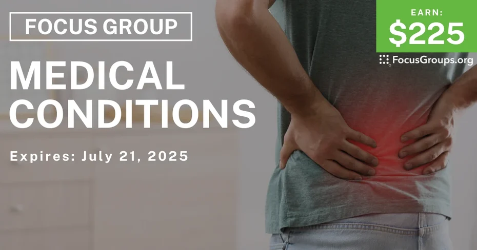 Focus Group in Chicago on Medical Conditions