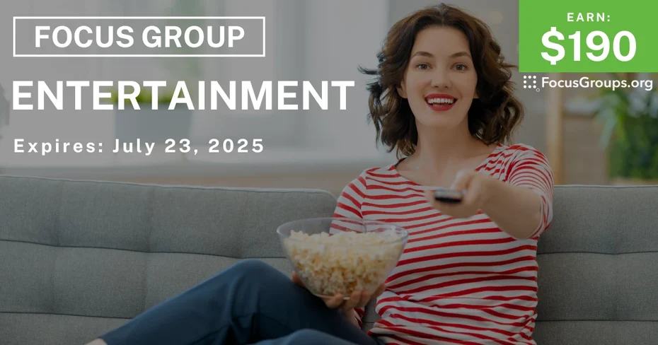 Focus Group on Entertainment