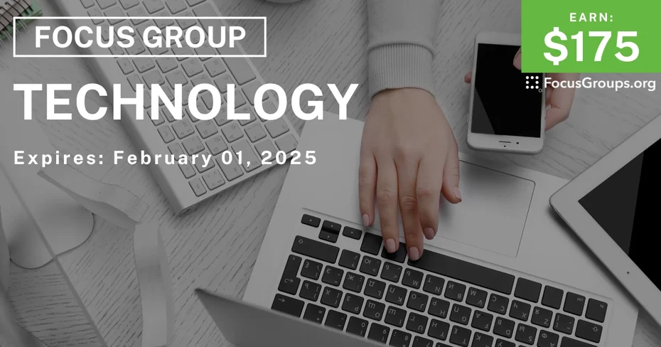 Focus Group in NYC on Technology