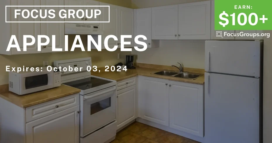 Focus Group on Appliances