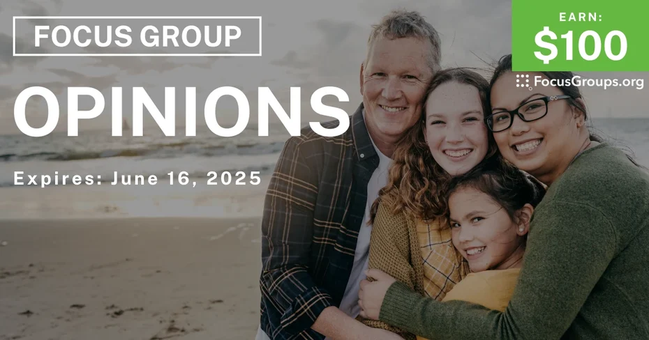 Focus Group for Parents on Opinions