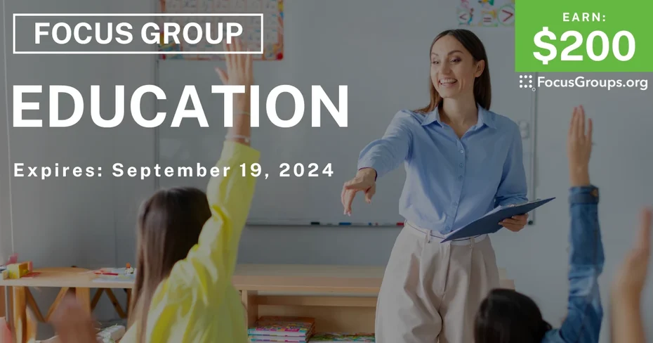 Focus Group for Teachers on Education