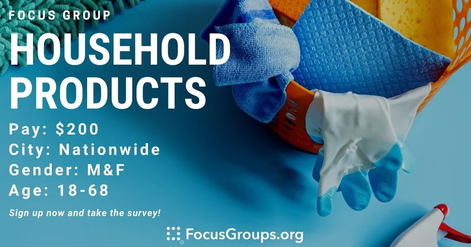Focus Group on Household Products