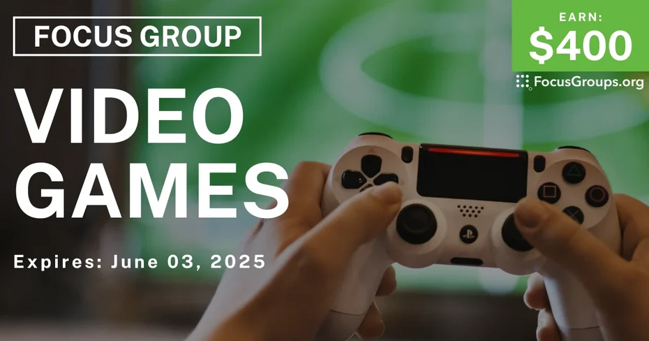 Focus Group in Irvine on Video Games