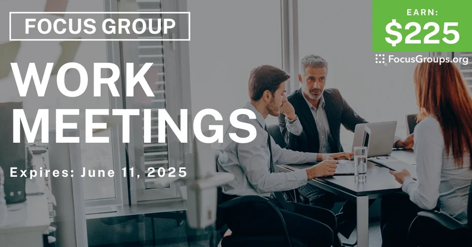 Focus Group in Austin on Work Meetings