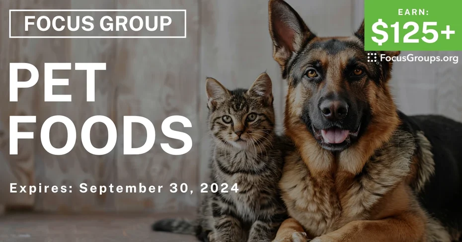 Focus Group on Pet Foods