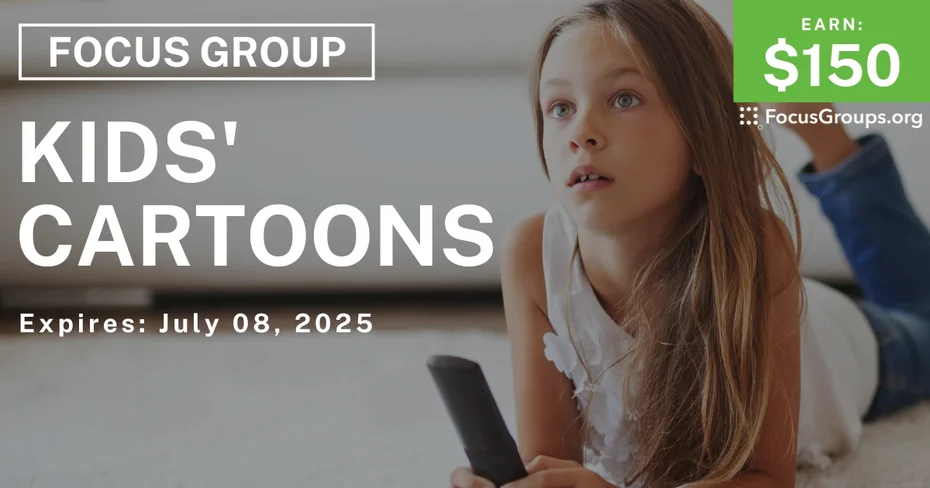 Focus Group for Parents on Kids' Cartoons