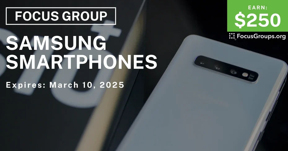 Focus Group in Chicago on Samsung Smartphones