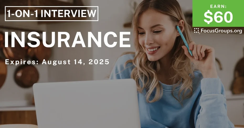 Research Study on Insurance - $60