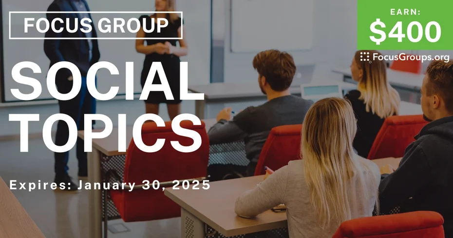 Focus Group in Boston on Social Topics