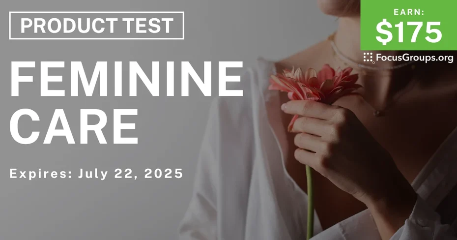 Product Test for Women in Columbus on Feminine Care
