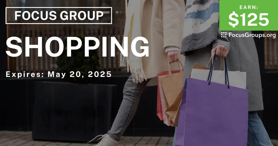 Focus Group in New Jersey & Miami on Shopping