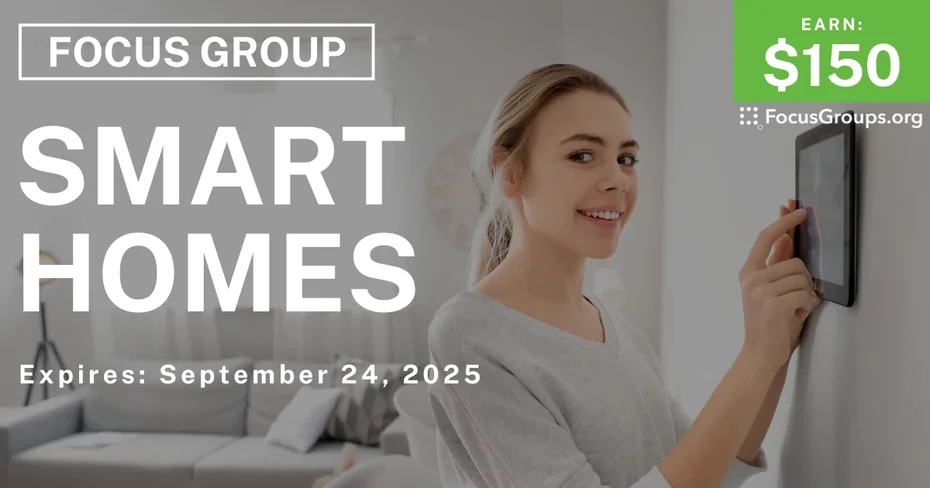Focus Group for Parents in Seattle on Smart Homes - $150