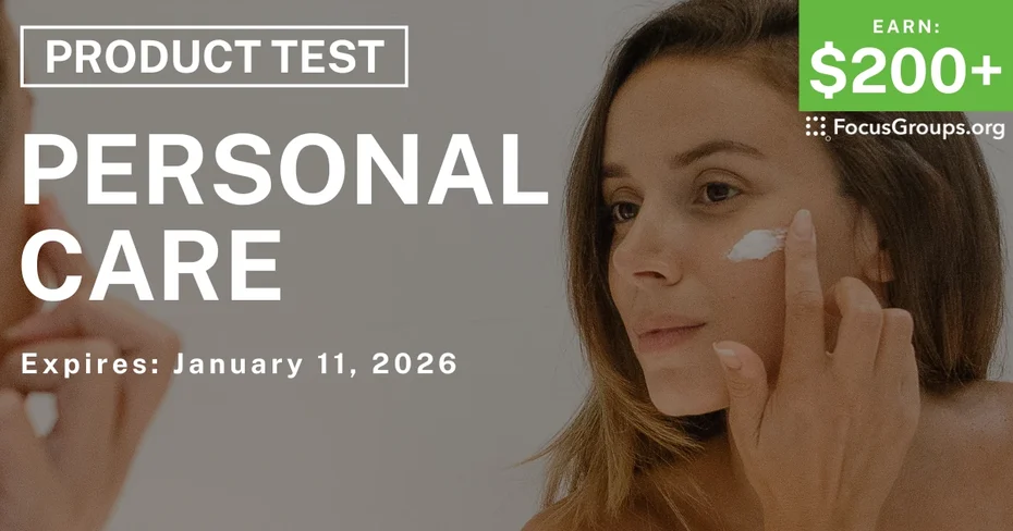 Tampa Personal Care Product Test for Women - $200+ - $200+ - 12/29/2025