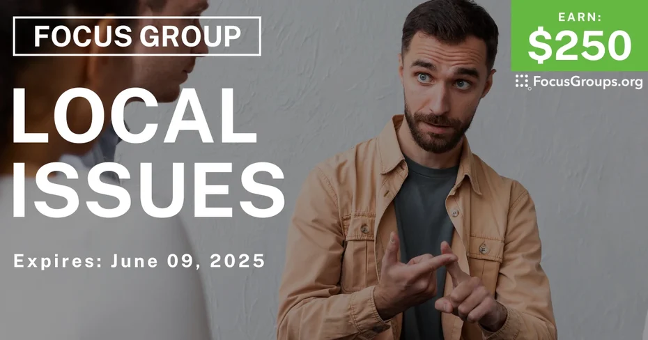 Focus Group in Stockton on Local Issues