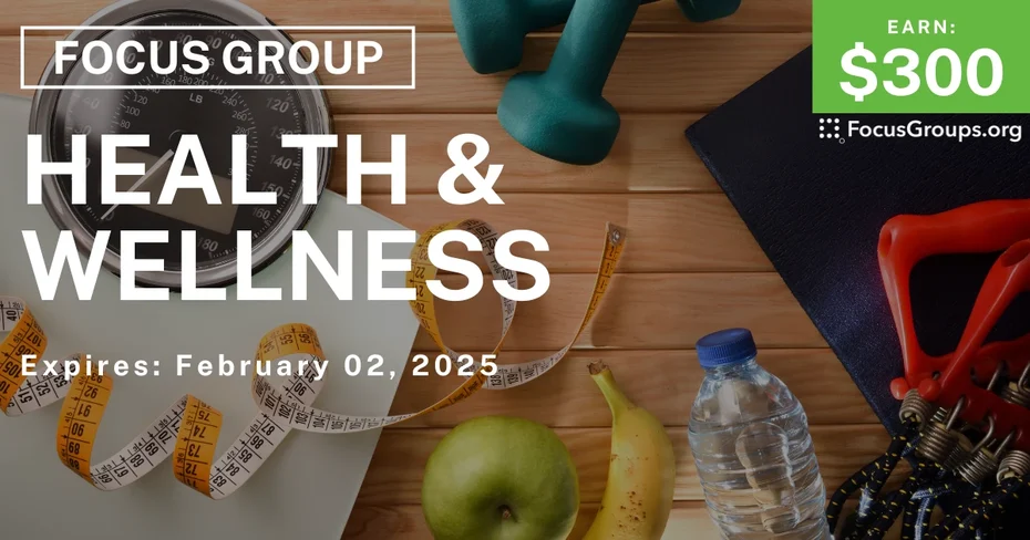 Focus Group for Men on Health & Wellness