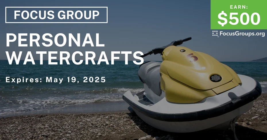 Research Study in LA on Personal Watercrafts