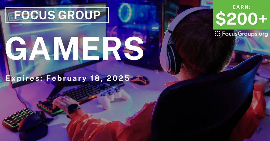 Focus Group for Gamers