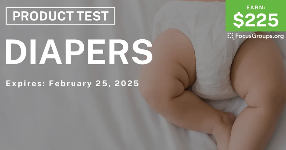 Product Test for Parents on Diapers