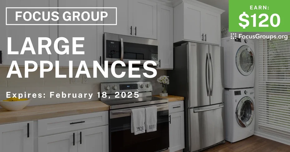 Focus Group on Large Appliances