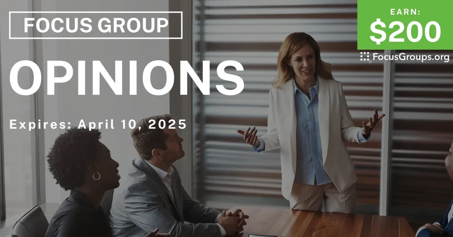 Focus Group in Orlando on Opinions