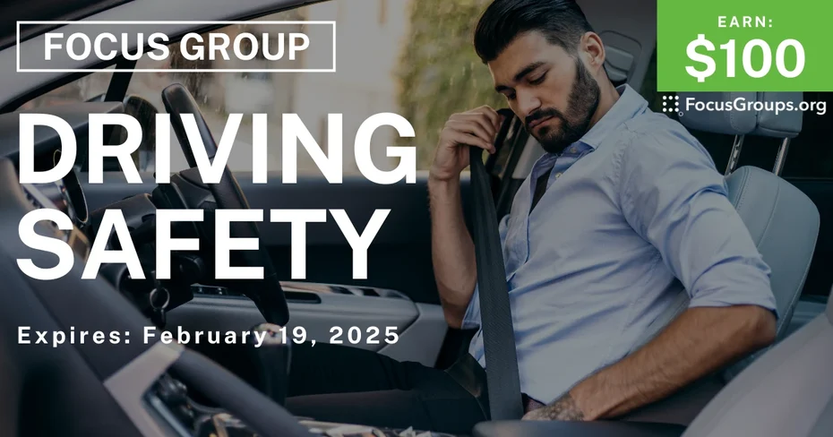 Focus Group for Men on Driving Safety