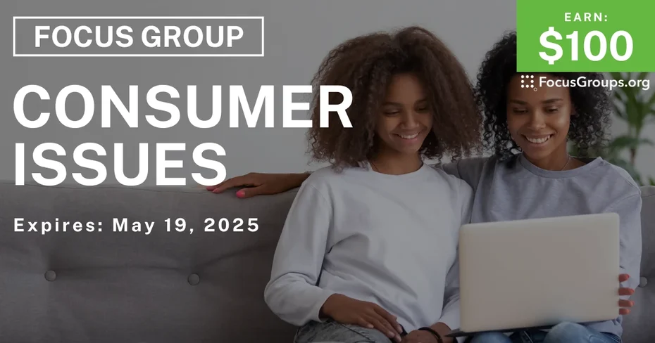 Focus Group for Teens on Consumer Issues