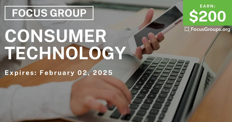 Focus Group in Seattle on Consumer Technology