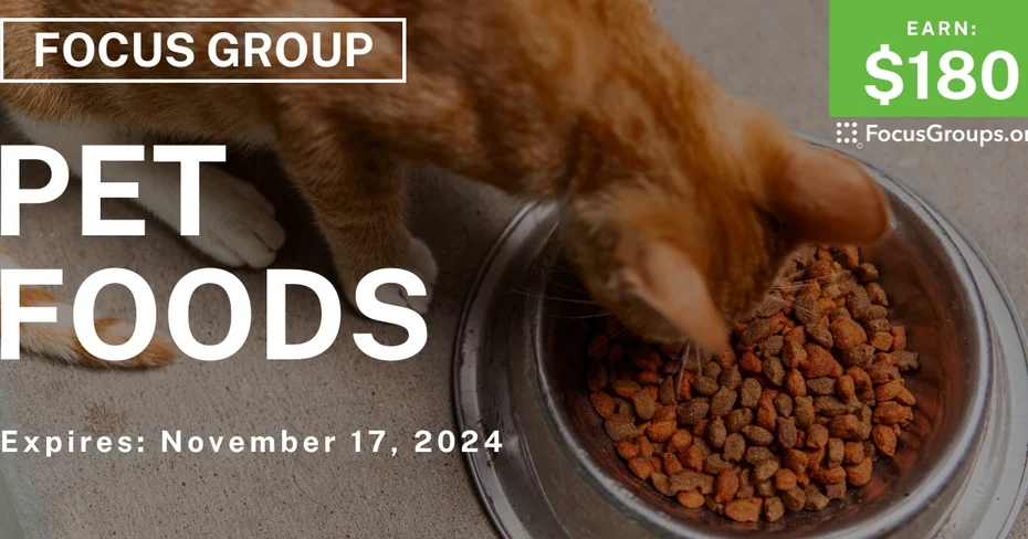 Focus Group in Dallas on Pet Foods