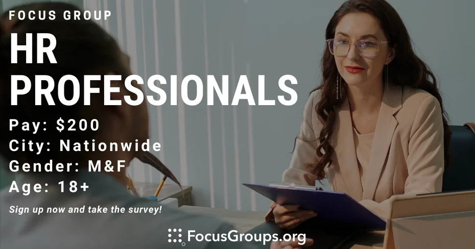 Focus Group for HR Professionals