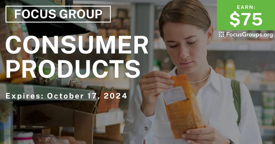 Focus Group on Consumer Products
