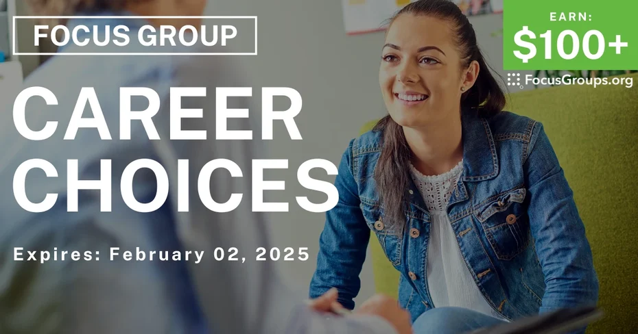 Focus Group for Young Adults on Career Choices