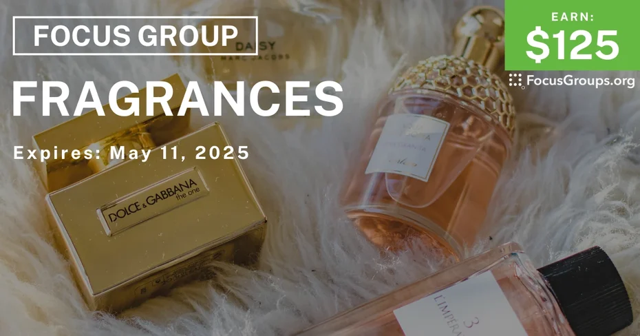 Focus Group for Women on Fragrances