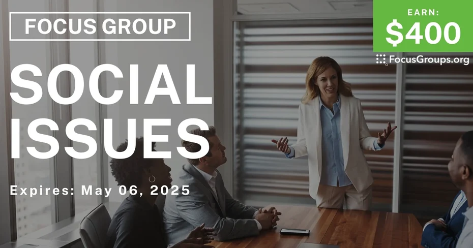 Focus Group in Pittsburgh on Social Issues