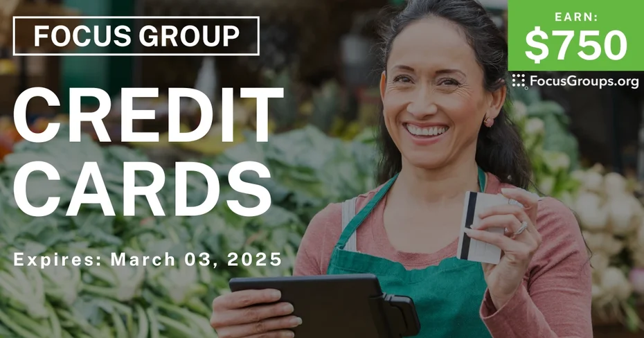 Focus Group for Small Business Owners on Credit Cards