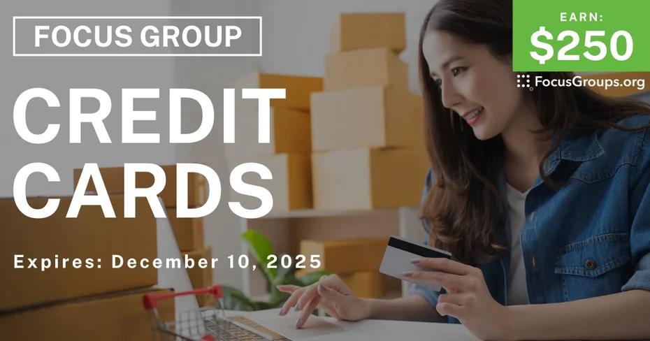 Focus Group for Business Owners in Atlanta on Credit Cards - $250 - $250 - 11/20/2025
