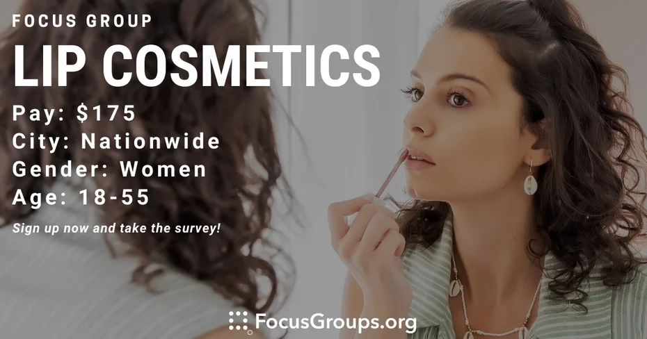 Product Test for Women on Lip Cosmetics