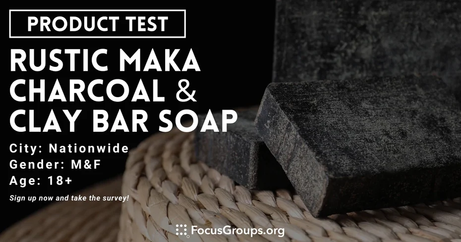 Product testing - Rustic MAKA Charcoal & Clay Bar Soap